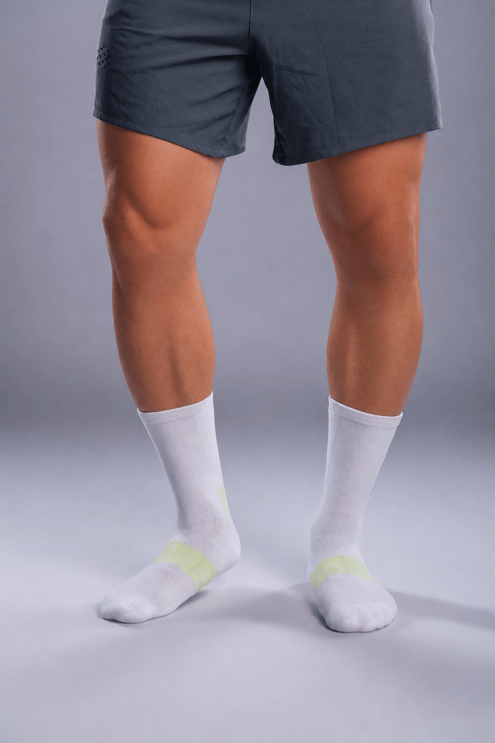 Breathable Cushioned Crew Socks - Aeir Code | Performance Wear & Activewear for Runners, India
