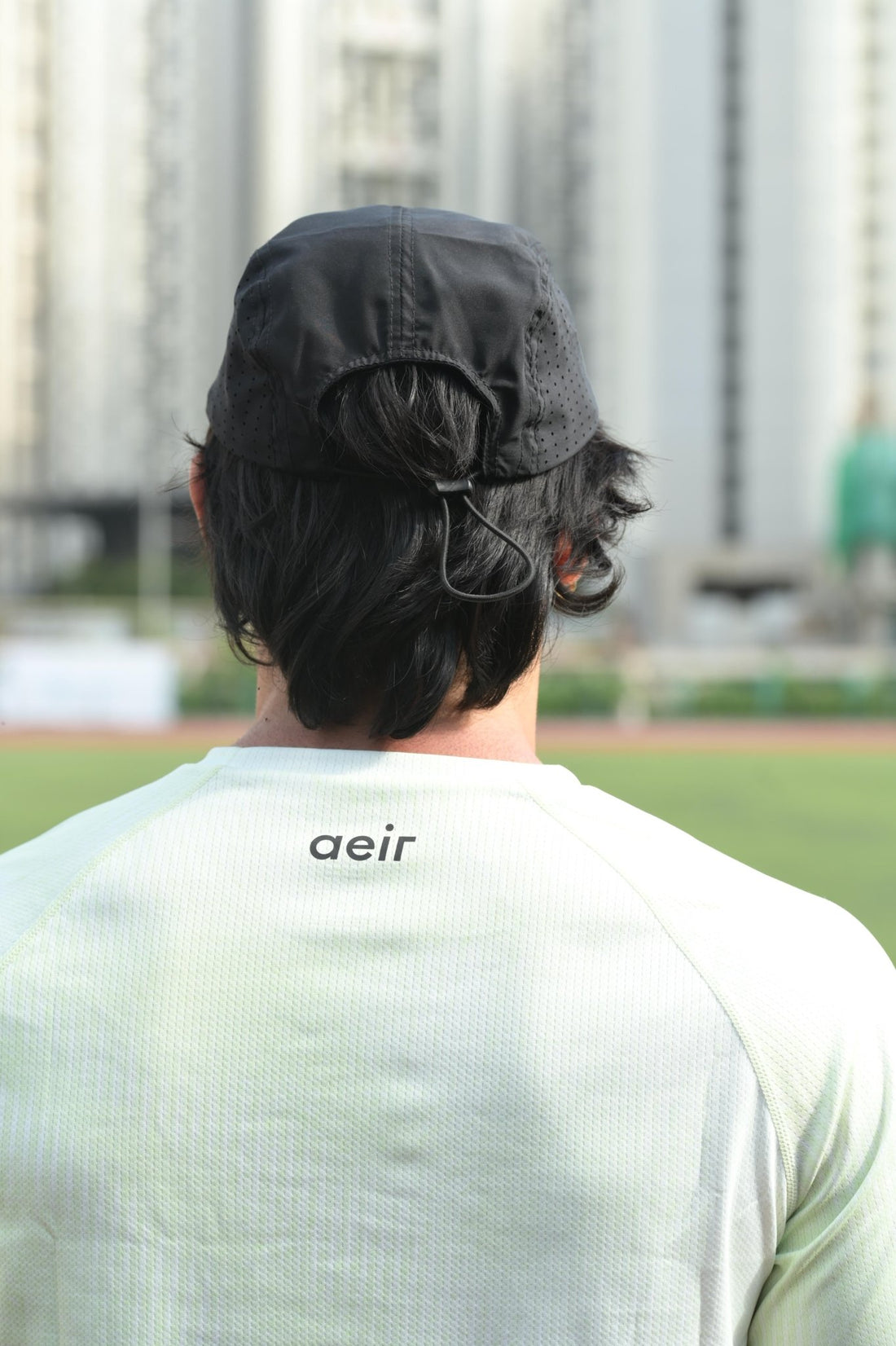 Perfomance Breathable Cap Black - Aeir Code | Performance Wear & Activewear for Runners, India