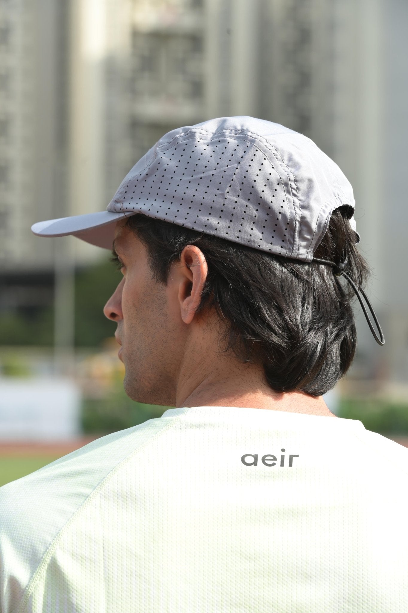 Perfomance Breathable Cap Gray - Aeir Code | Performance Wear & Activewear for Runners, India